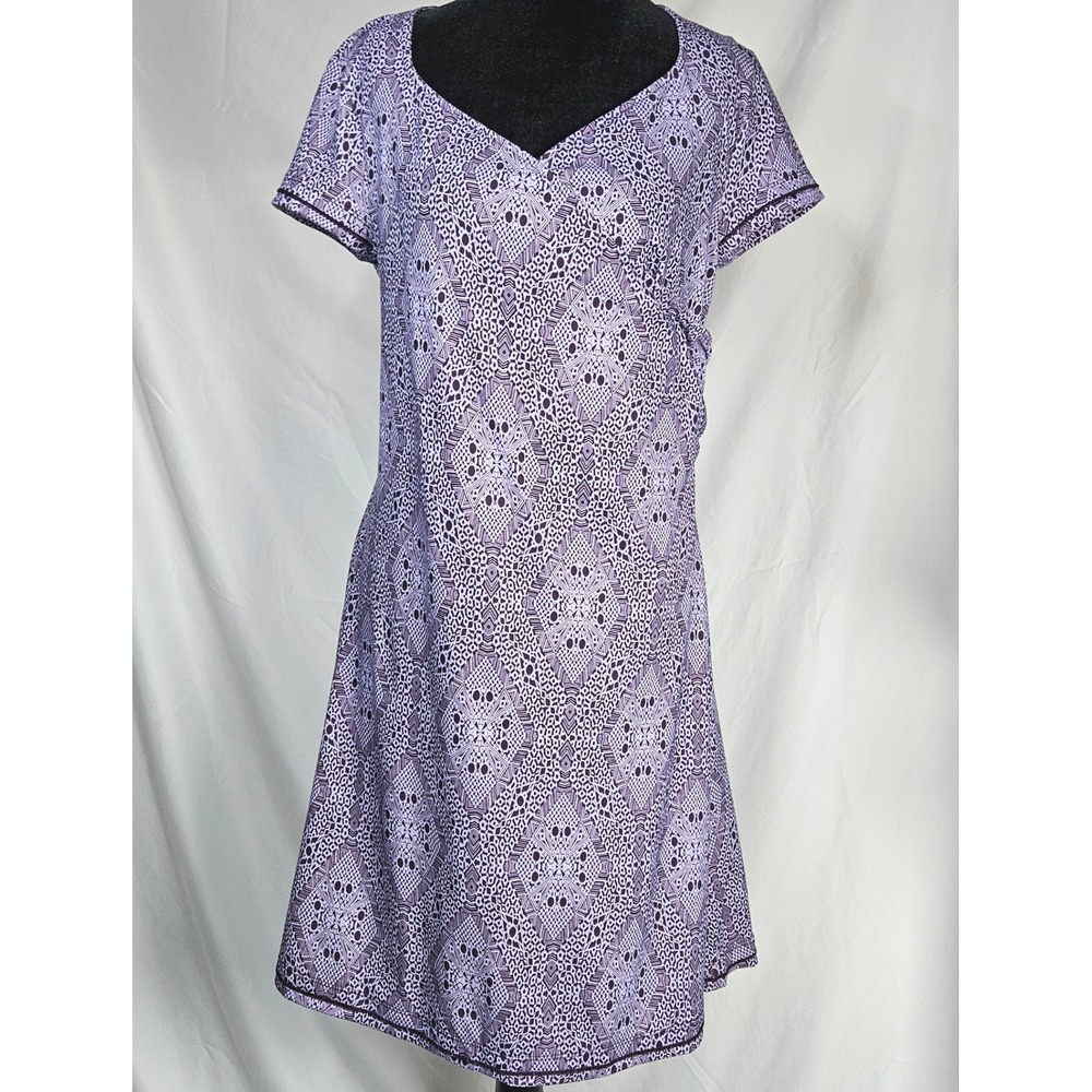 NWT's Prana Lupine Kaleidoscope Victoria Dress Short Sleeve Casual Stretchy Sz M